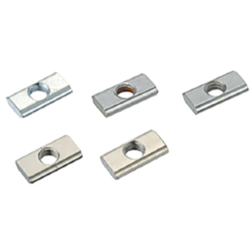 Post-Assembly Insertion Nut/Stoppers for Aluminum Extrusions -5 Series (Slot Width 6mm)